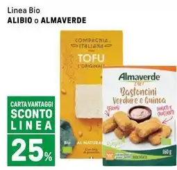 Iper La Grande Linea Bio ALIBIO O ALMAVERDE offerta