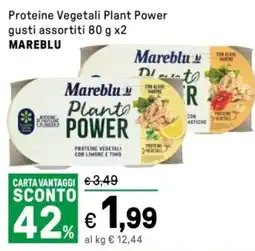 Iper La Grande Proteine Vegetali Plant Power gusti assortiti MAREBLU offerta