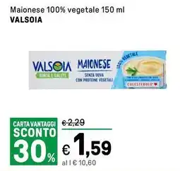 Iper La Grande Maionese 100% vegetale VALSOIA offerta