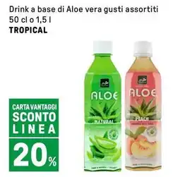 Iper La Grande Drink a base di Aloe vera gusti assortiti TROPICAL offerta