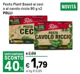 Iper La Grande Pesto Plant Based ai ceci o al cavolo riccio POLLI offerta
