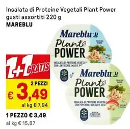Iper La Grande Insalata di Proteine Vegetali Plant Power gusti assortiti MAREBLU offerta