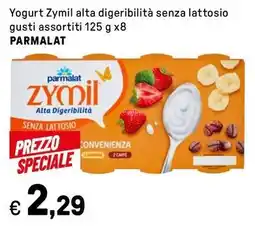 Iper La Grande Yogurt Zymil alta digeribilità senza lattosio gusti assortiti PARMALAT offerta