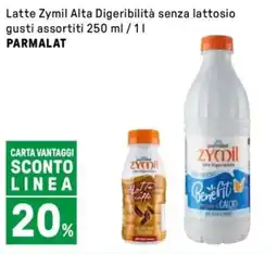 Iper La Grande Latte Zymil Alta Digeribilità senza lattosio gusti assortiti PARMALAT offerta