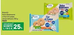 Iper La Grande Biscotti Dolce Benessere o Fiori di Campo senza lattosio FAZZI offerta