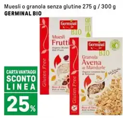 Iper La Grande Muesli o granola senza glutine GERMINAL BIO offerta