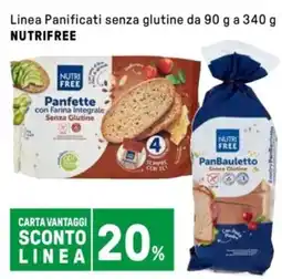 Iper La Grande Linea Panificati senza glutine NUTRIFREE offerta