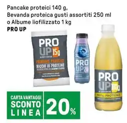 Iper La Grande Pancake proteici ,Bevanda proteica gusti assortiti o Albume liofilizzato PRO UP offerta