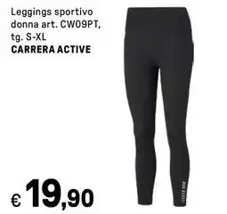 Iper La Grande Leggings sportivo donna art. CW09PT, tg. S-XL CARRERA ACTIVE offerta