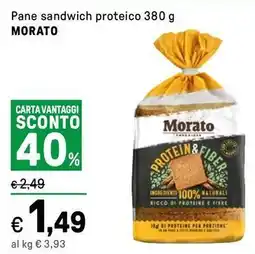 Iper La Grande Pane sandwich proteico MORATO offerta