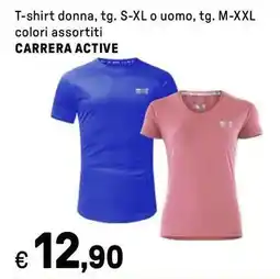 Iper La Grande T-shirt donna, tg. S-XL o uomo, tg. M-XXL CARRERA ACTIVE offerta