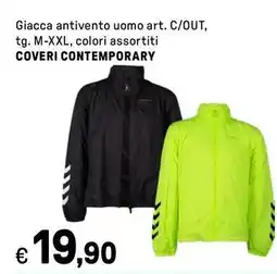 Iper La Grande Giacca antivento uomo art. C/OUT, tg. M-XXL, colori assortiti COVERI CONTEMPORARY offerta
