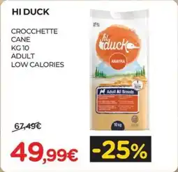 Arcaplanet Hi duck crocchette cane adult low calories offerta