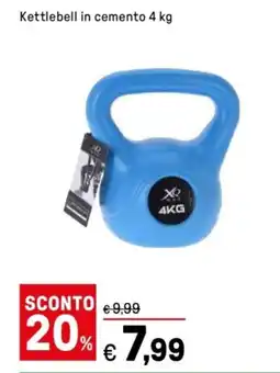 Iper La Grande Kettlebell in cemento offerta