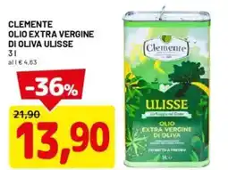 DPiù Clemente olio extra vergine di oliva ulisse offerta