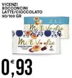 Vantaggio Cash&Carry Vicenzi bocconcini latte/cioccolato offerta