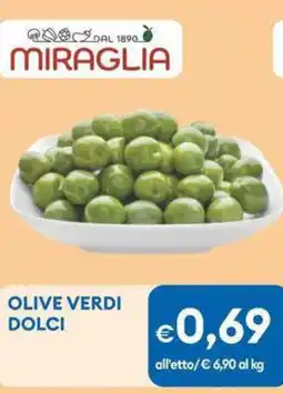 MD Discount Olive verdi dolci MIRAGLIA offerta