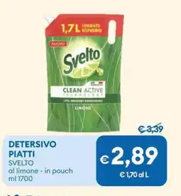 MD Discount Detersivo piatti SVELTO offerta