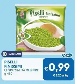MD Discount Piselli finissimi LE SPECIALITÀ DI BEPPE offerta