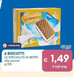 MD Discount 6 biscotti LE SPECIALITÀ DI BEPPE offerta