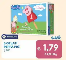 MD Discount 6 gelati PEPPA PIG offerta