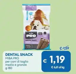MD Discount Dental snack MIBA PRO offerta