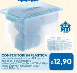 MD Discount Contenitori in plastica MD casa offerta