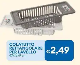 MD Discount Colatutto rettangolare per lavello offerta