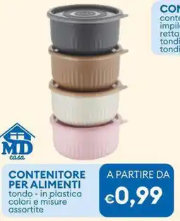 MD Discount Contenitore per alimenti MD casa offerta