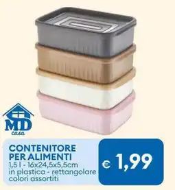 MD Discount Contenitore per alimenti MD casa offerta