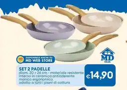 MD Discount Set 2 padelle MD casa offerta
