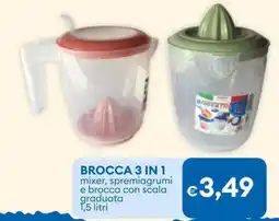 MD Discount Brocca 3 in 1 mixer offerta