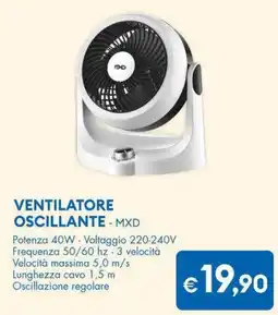 MD Discount Ventilatore oscillante - MXD offerta