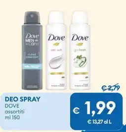 MD Discount Deo spray DOVE assortiti offerta
