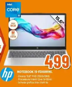 Expert hp NOTEBOOK 15-FD0091NL offerta