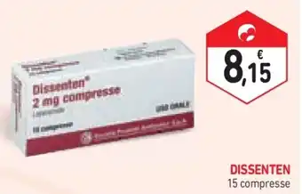 Parafarmacia Conad DISSENTEN 15 compresse offerta