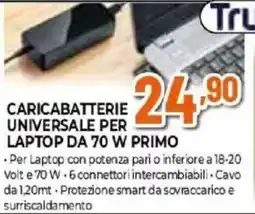 Expert Caricabatterie universale per laptop da 70 W primo Trust offerta