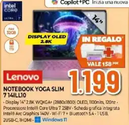 Expert Lenovo NOTEBOOK YOGA SLIM 714ILL10 offerta