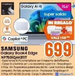 Expert SAMSUNG Galaxy Book4 Edge NP750XQAKB1T offerta