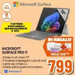 Expert Microsoft surface pro 11 offerta