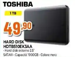 Expert TOSHIBA HARD DISK HDTB510EK3AA offerta