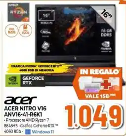 Expert ACER NITRO V16 ANV16-41-R6K1 offerta