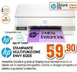 Expert hp STAMPANTE MULTIFUNZIONE ENVY 6120E offerta