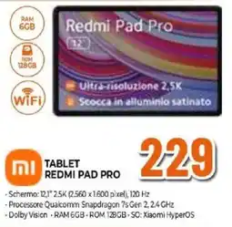 Expert mi TABLET REDMI PAD PRO offerta
