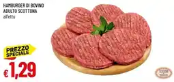 IperFamila Hamburger di bovino adulto scottona offerta