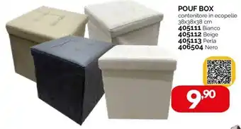 Pouf Box 405111 Bianco