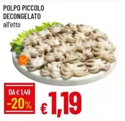 IperFamila Polpo piccolo decongelato offerta