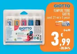 Conad Superstore Tempere tubo GIOTTO offerta