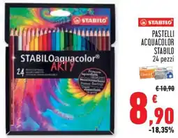 Conad Superstore Pastelli acquacolor STABILO offerta