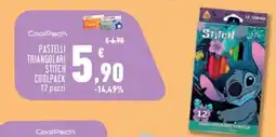Conad Superstore Pastelli triangolari stitch COOLPACK offerta